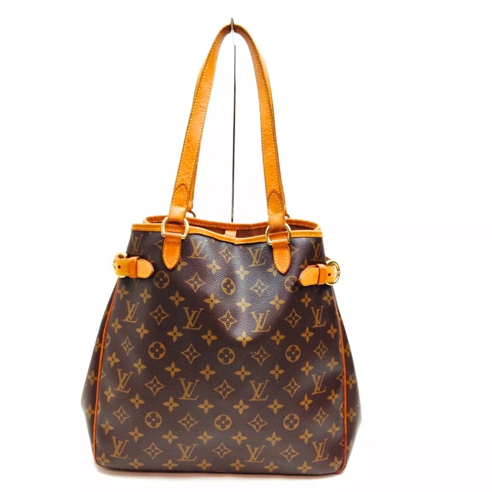 Louis Vuitton LV Tote Bag  Batignolles Vertical Brown Monogram